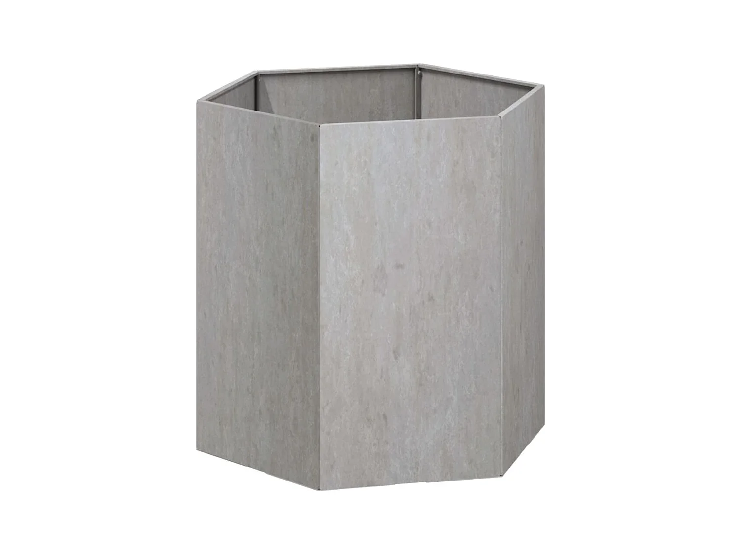 Jardinera de acero corten oxidado 40x40x45 cm