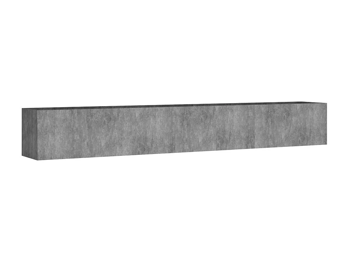 Lit surélevé de jardin 280x40x40 cm acier corten