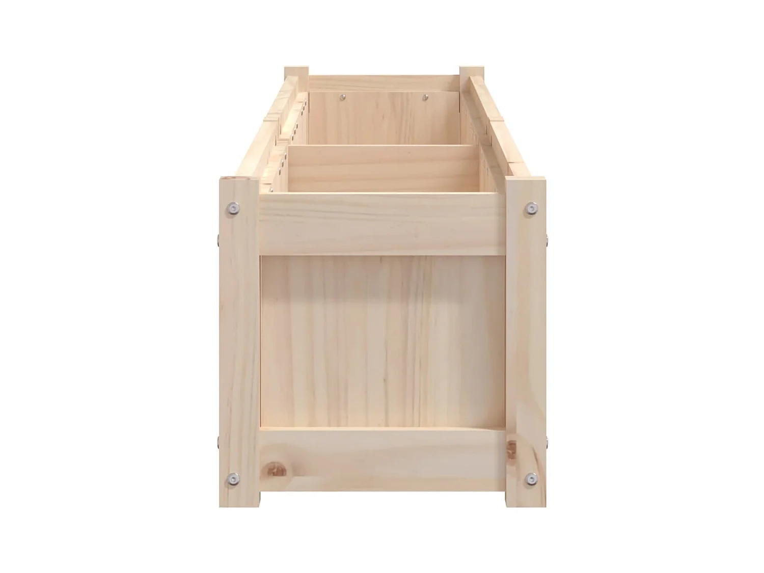 Jardinière 180x31x31 cm bois de pin massif