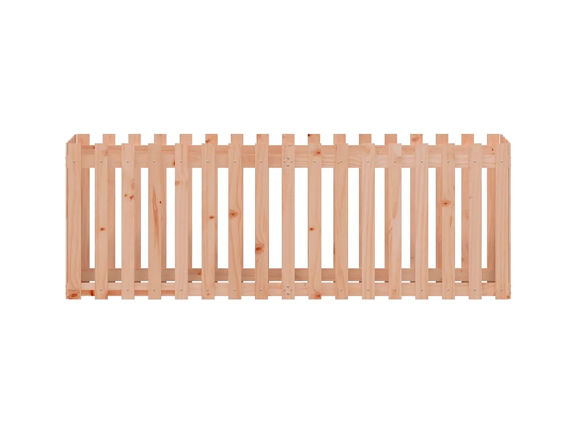 Lit surélevé de jardin design de clôture bois douglas massif