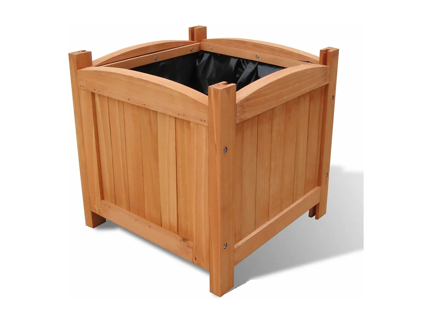 Ensemble de 2 lits surélevés Bois 30x30x30 cm