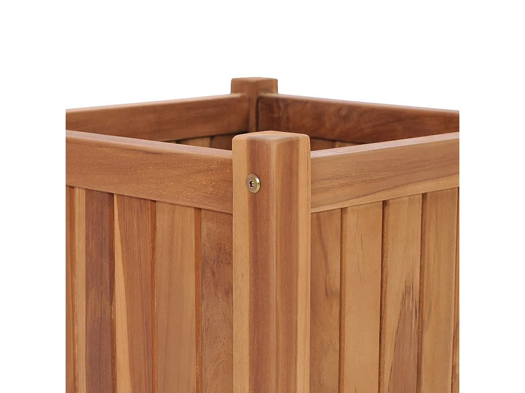 Arriate de madera maciza de teca 50x50x50 cm