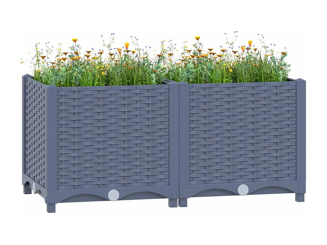 Arriate polipropileno 80x40x38 cm