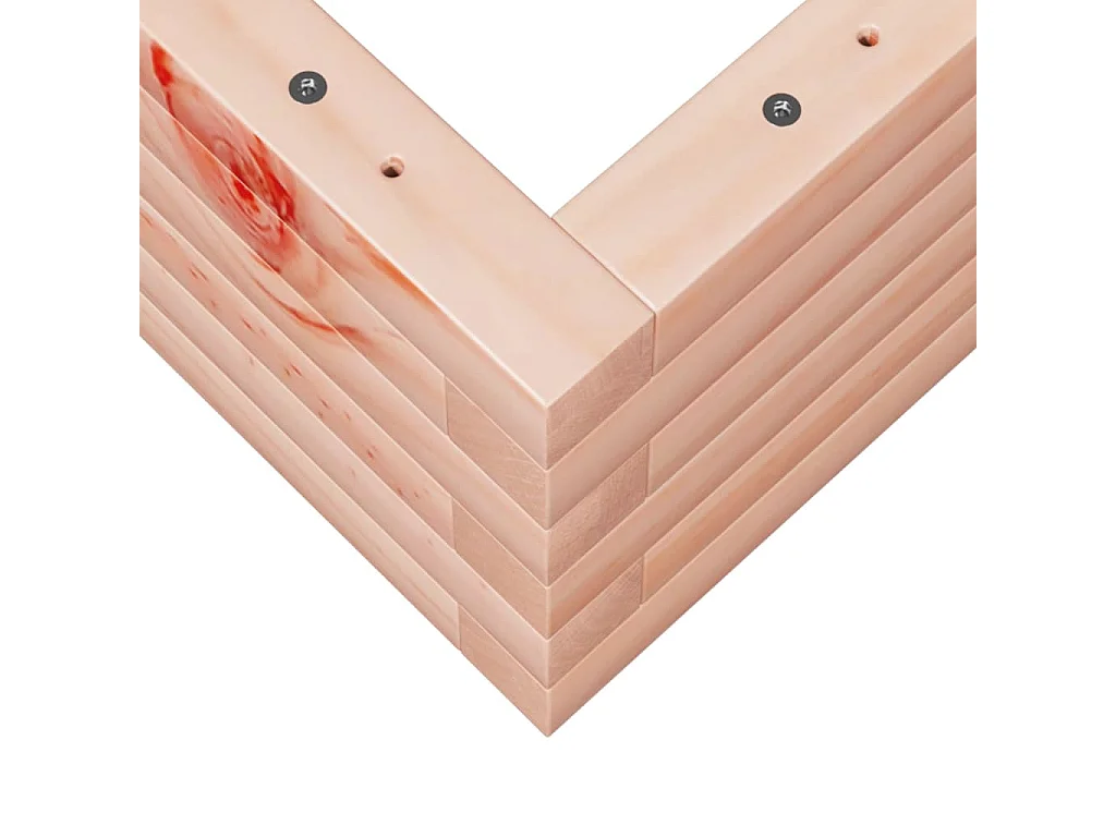 Jardinera madera maciza de abeto Douglas 110x60x23 cm