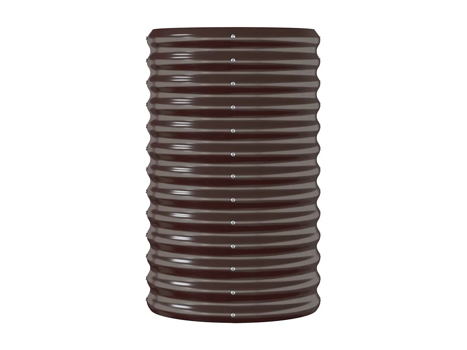 Lit surélevé de jardin Acier enduit de poudre marron