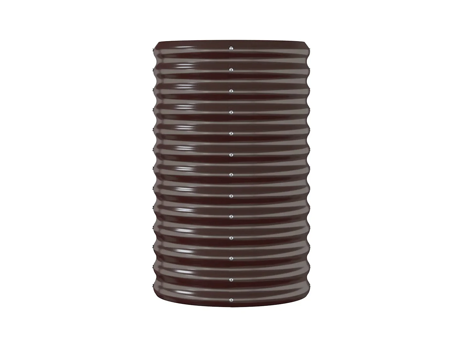 Lit surélevé de jardin Acier enduit de poudre marron