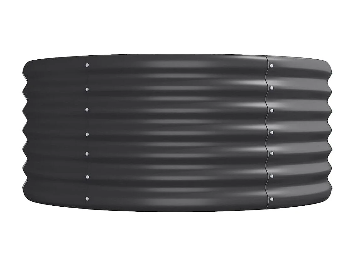 Lit surélevé de jardin Acier enduit de poudre Anthracite