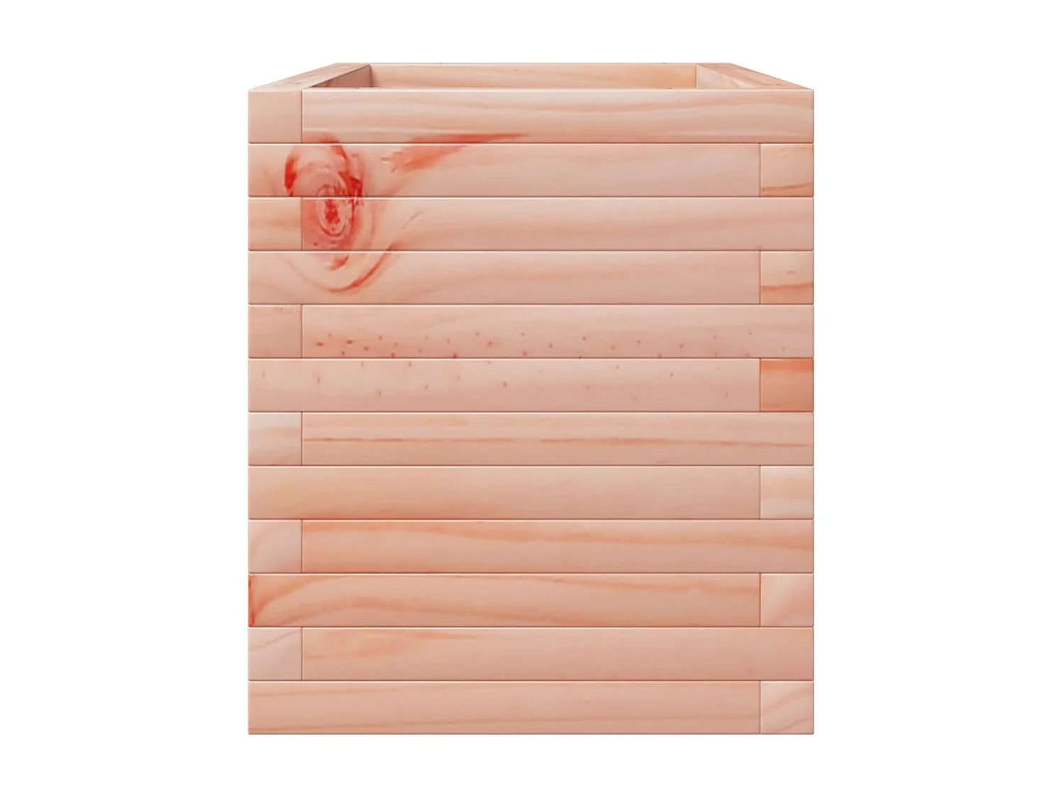 Vaso/floreira de jardim 70x40x49,5 cm madeira de douglas maciça