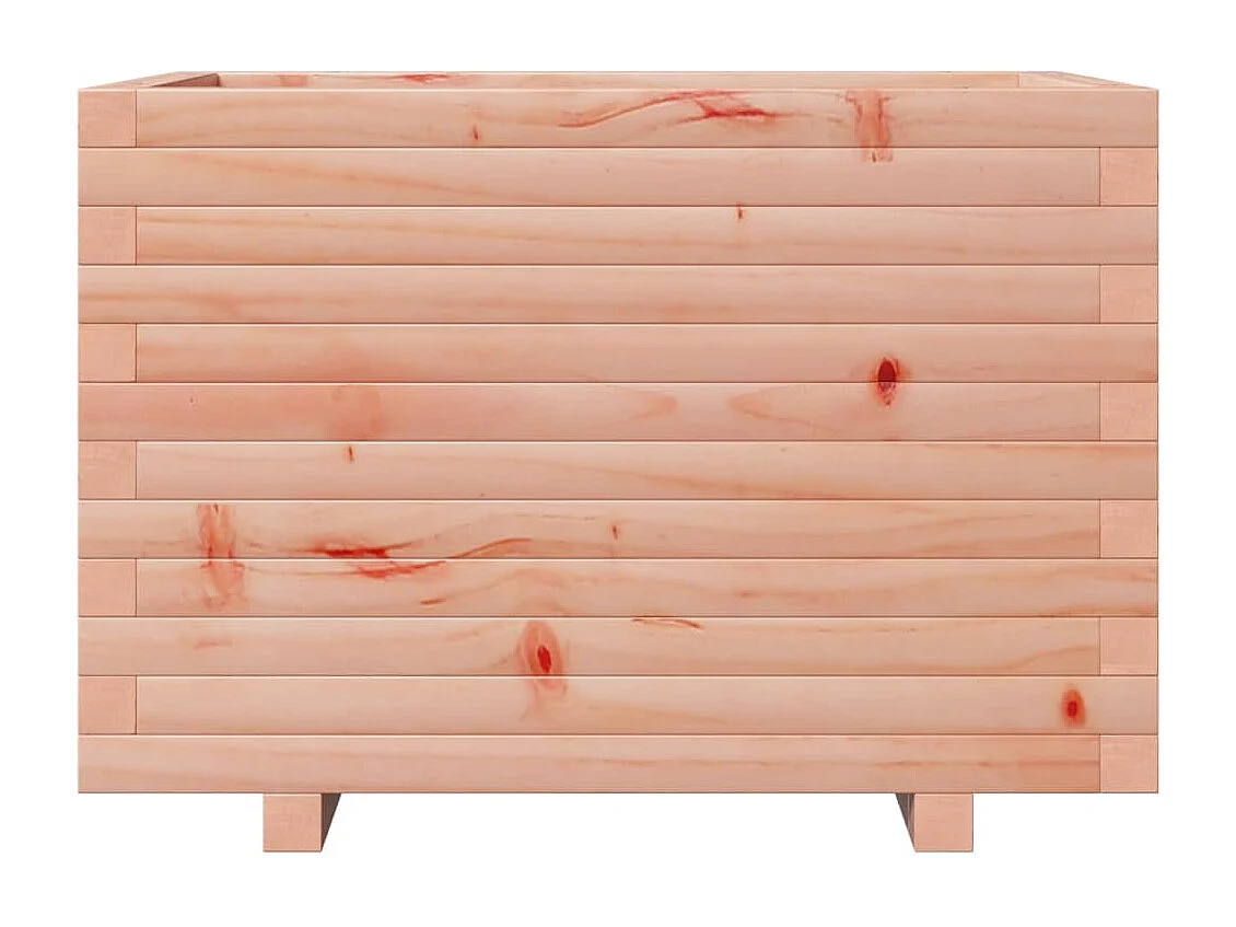 Vaso/floreira de jardim 70x40x49,5 cm madeira de douglas maciça