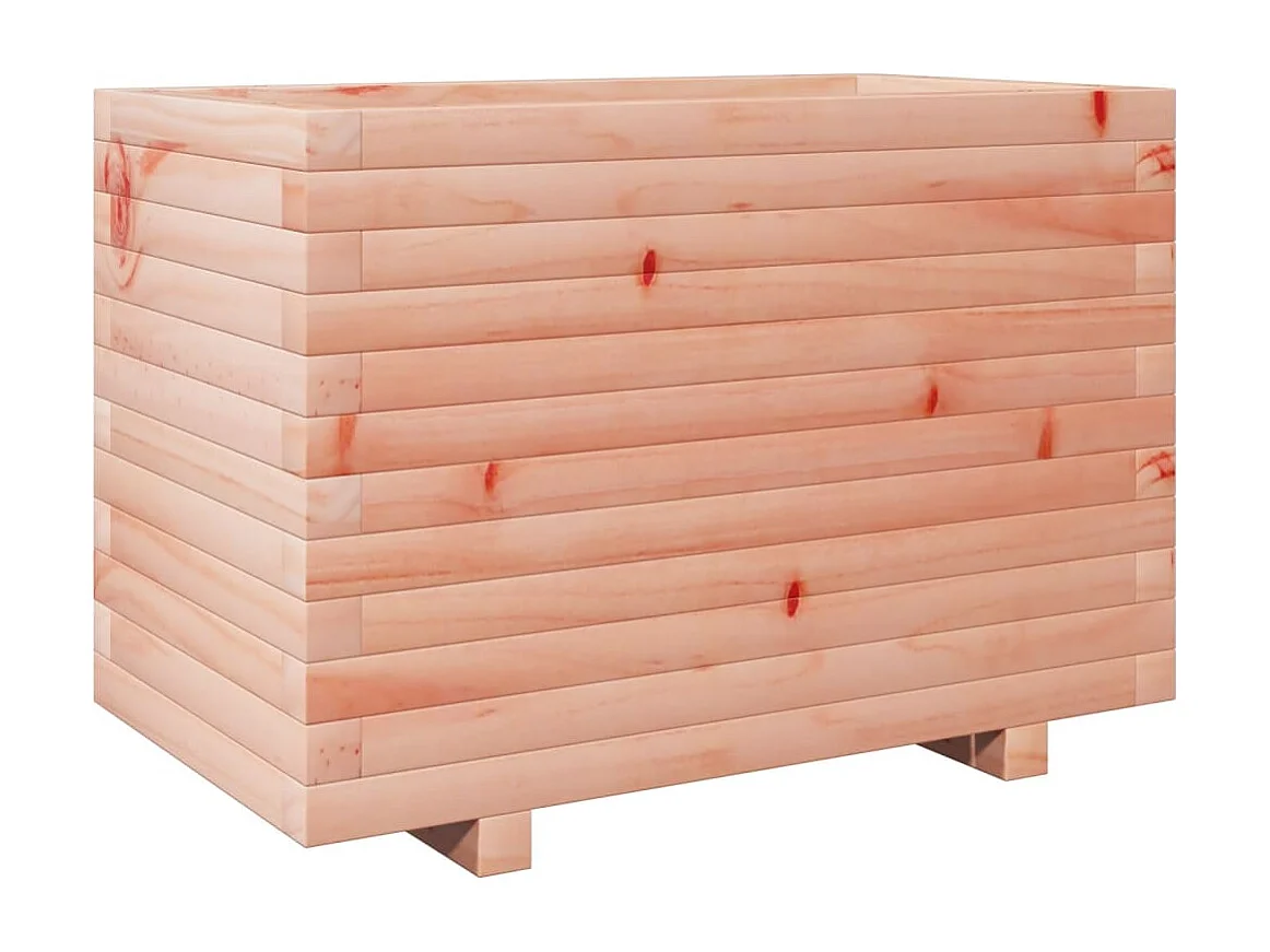 Vaso/floreira de jardim 70x40x49,5 cm madeira de douglas maciça