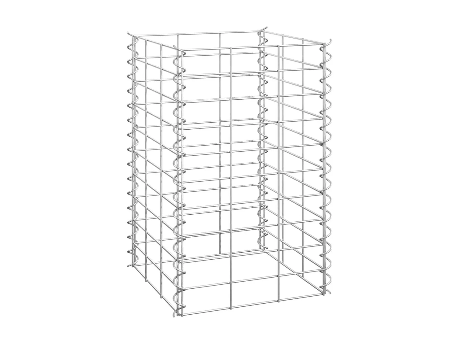 Lits surélevés en gabion 3 pièces 30x30x50 cm Fer