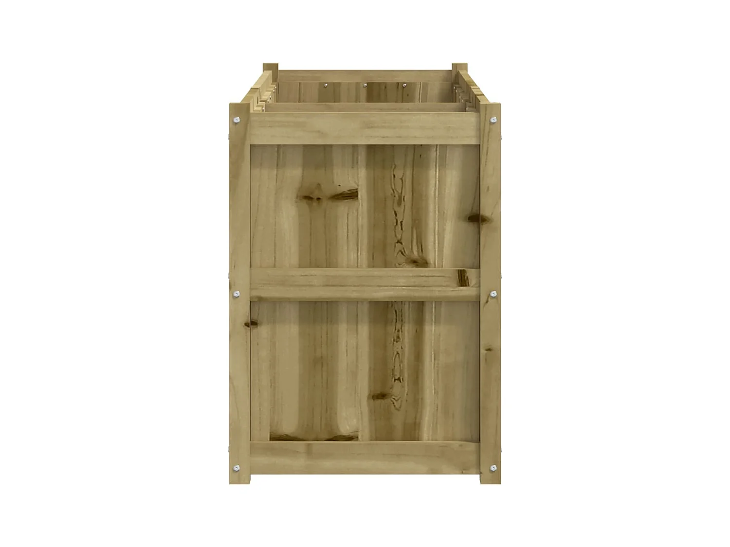 Jardinera de madera de pino impregnada 150x50x70 cm