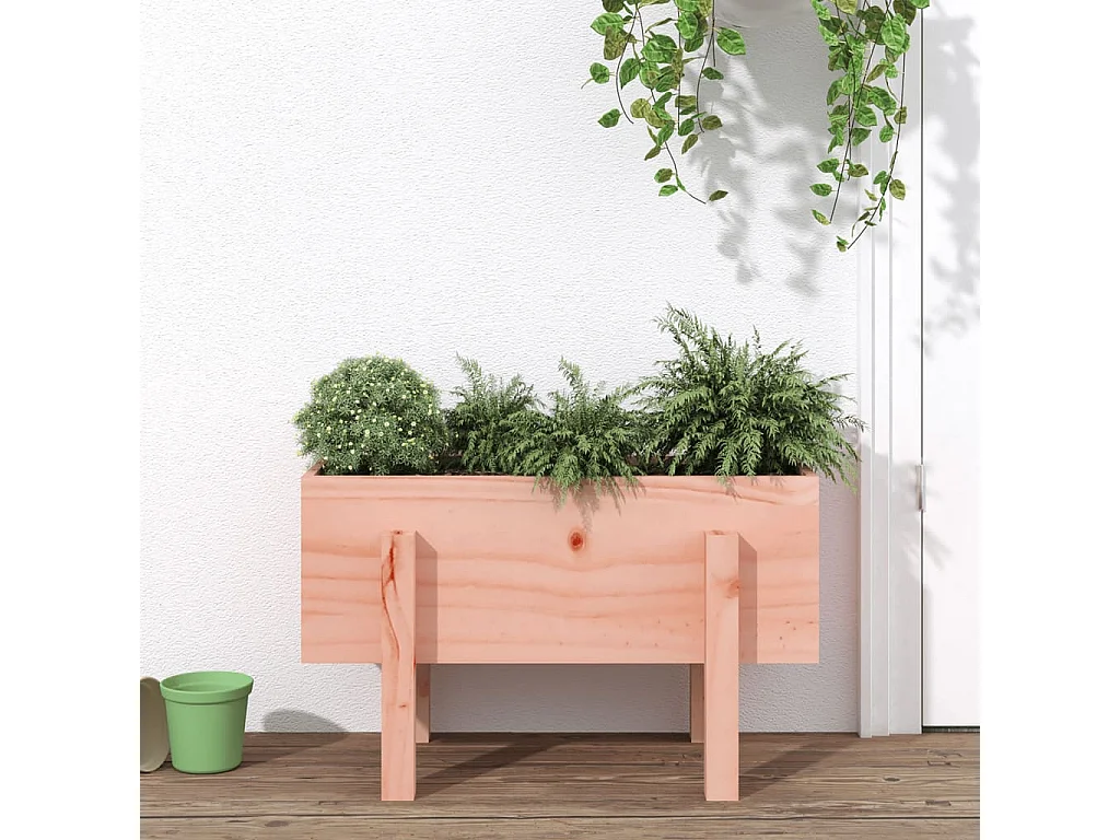 Jardinera madera maciza de abeto Douglas 62x30x38 cm