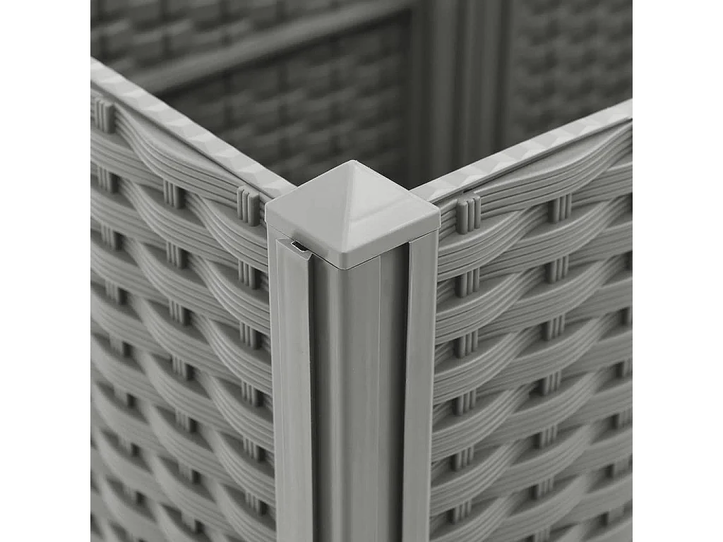 Canteiro elevado 160x40x38 cm polipropileno