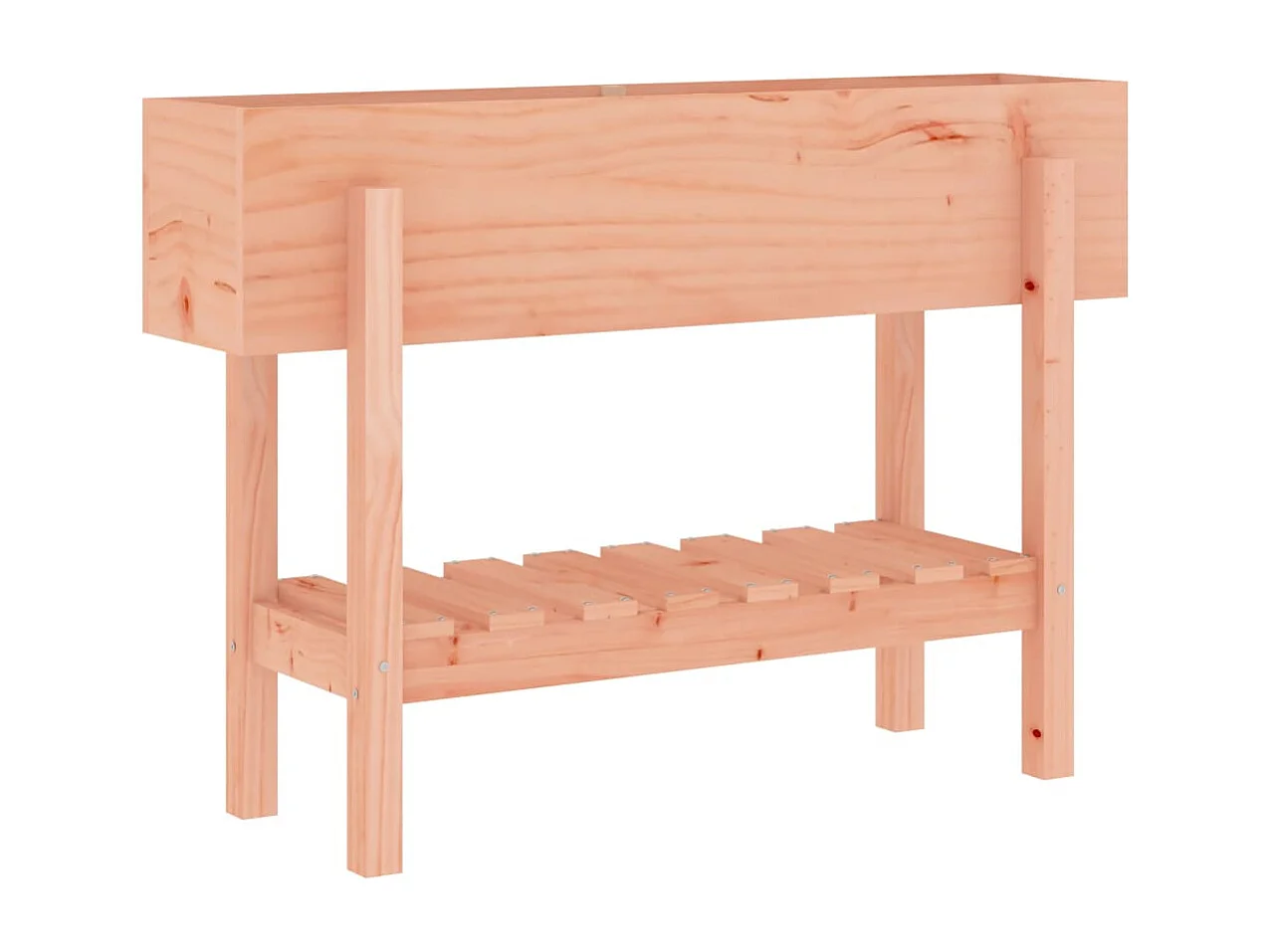 Arriate elevado jardín madera maciza abeto Douglas 101x30x69 cm