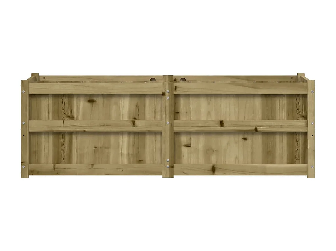 Jardinière 150x50x50 cm bois de pin imprégné