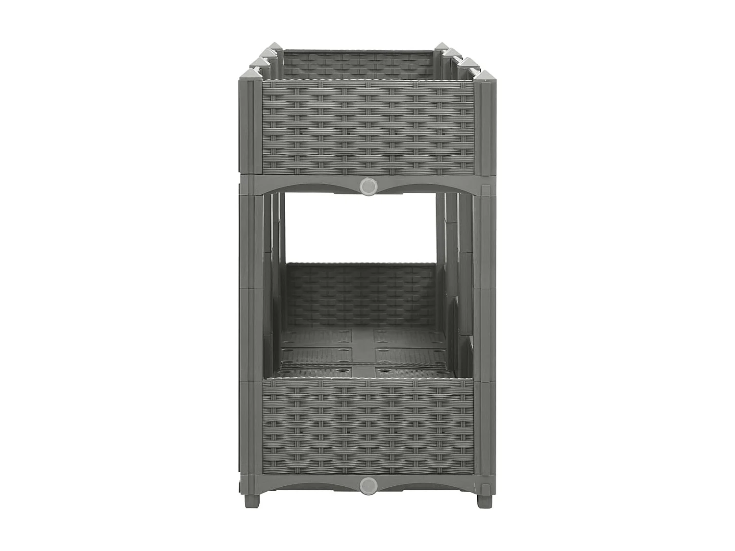 Canteiro elevado 120x40x71 cm polipropileno