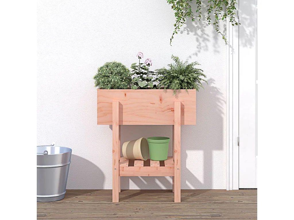 Jardinière 62x30x69 cm bois massif douglas