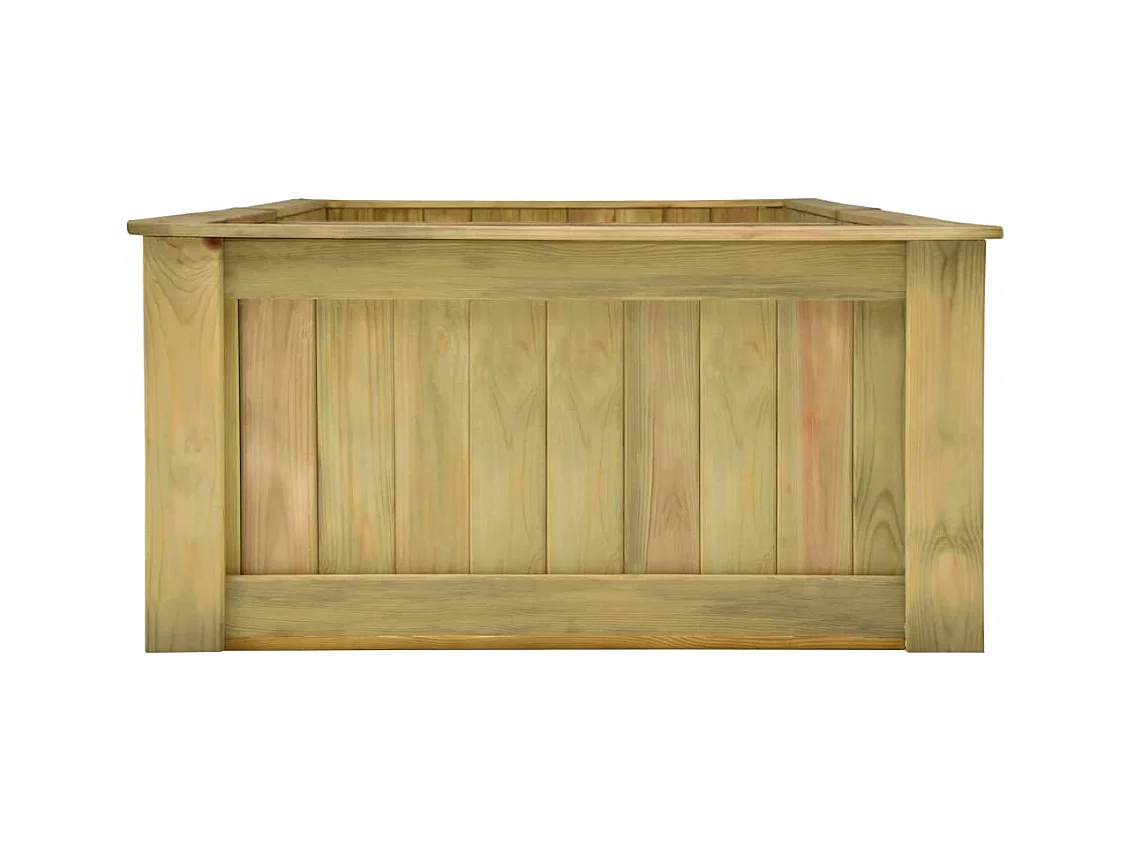 Jardinière surélevée 196x100x50 cm Bois de pin imprégné