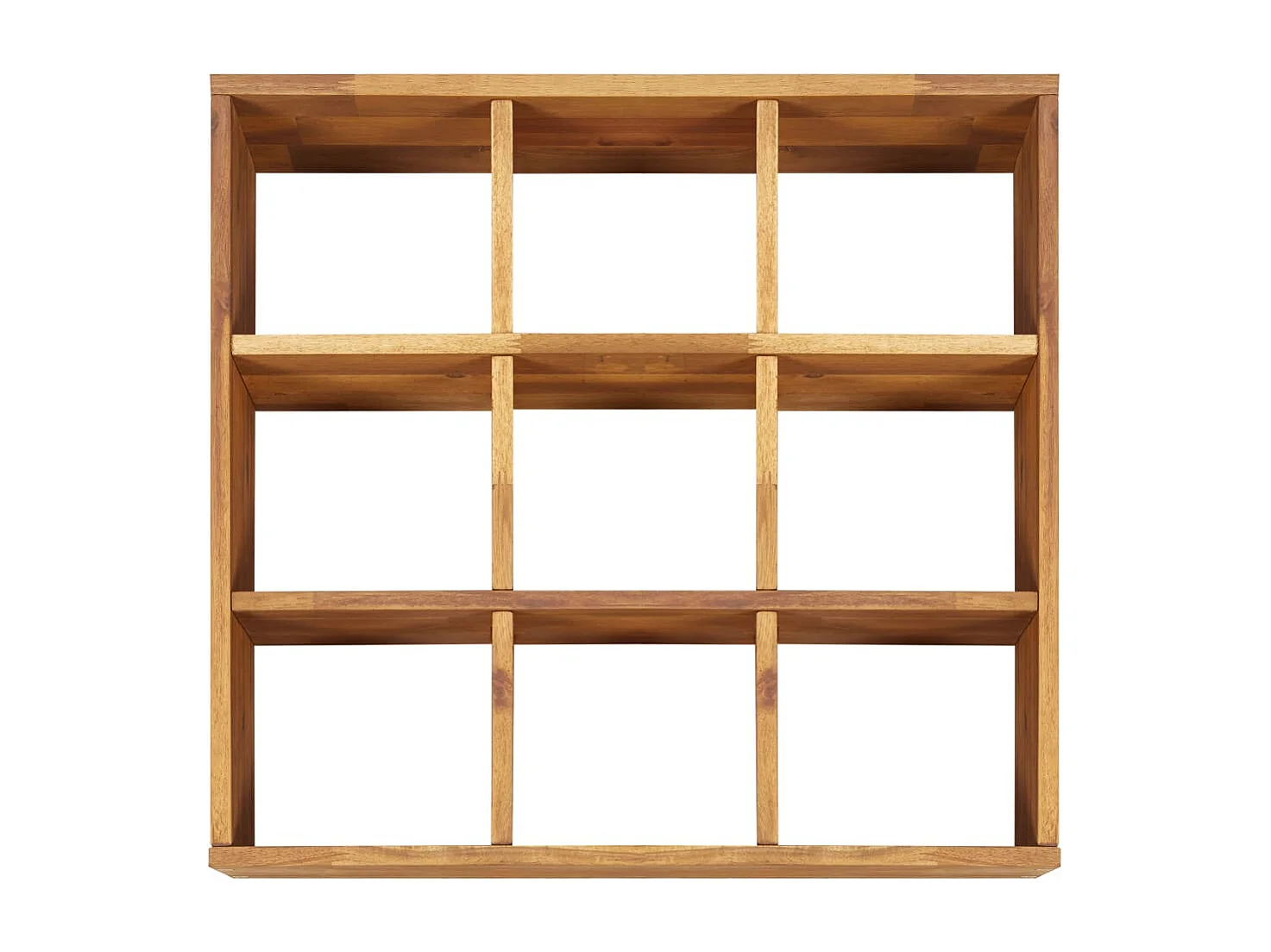 Caixa plantação de ervas madeira de acácia maciça 60x60x15 cm