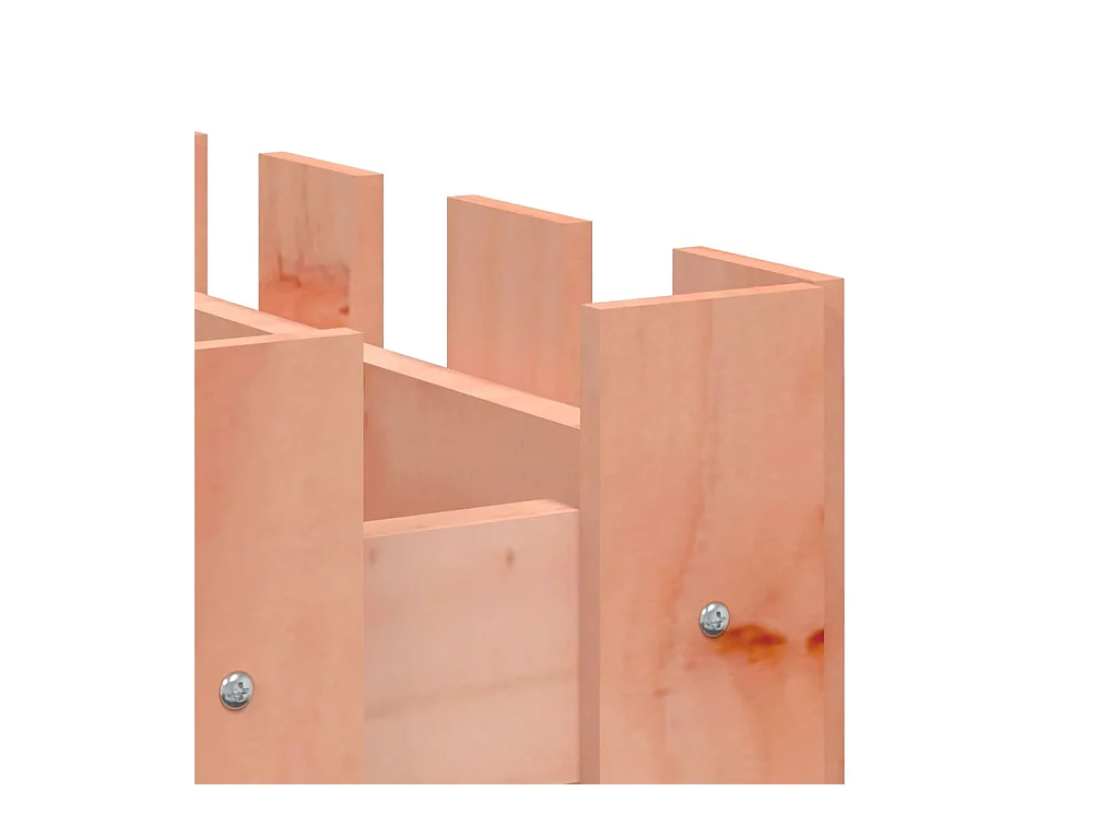 Lit surélevé de jardin design de clôture bois douglas massif