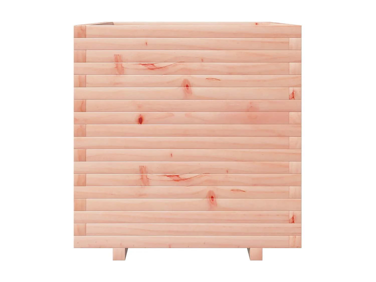 Jardinera madera maciza de abeto Douglas 70x70x72,5 cm