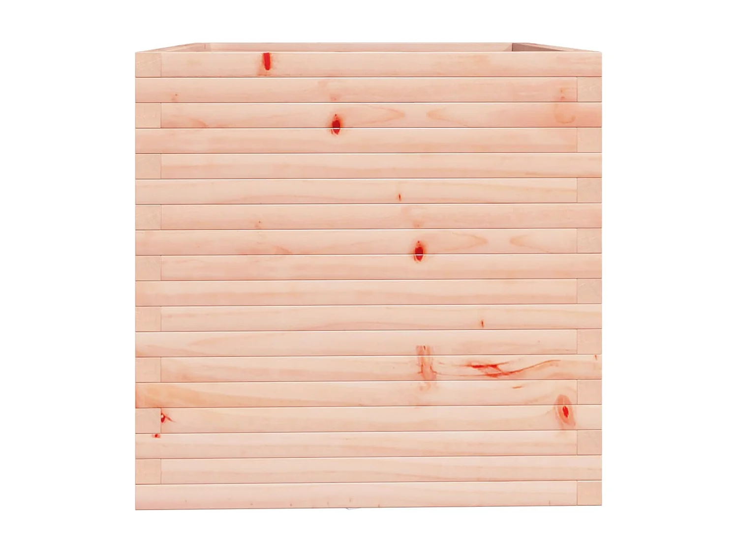 Jardinera madera maciza de abeto Douglas 70x70x72,5 cm