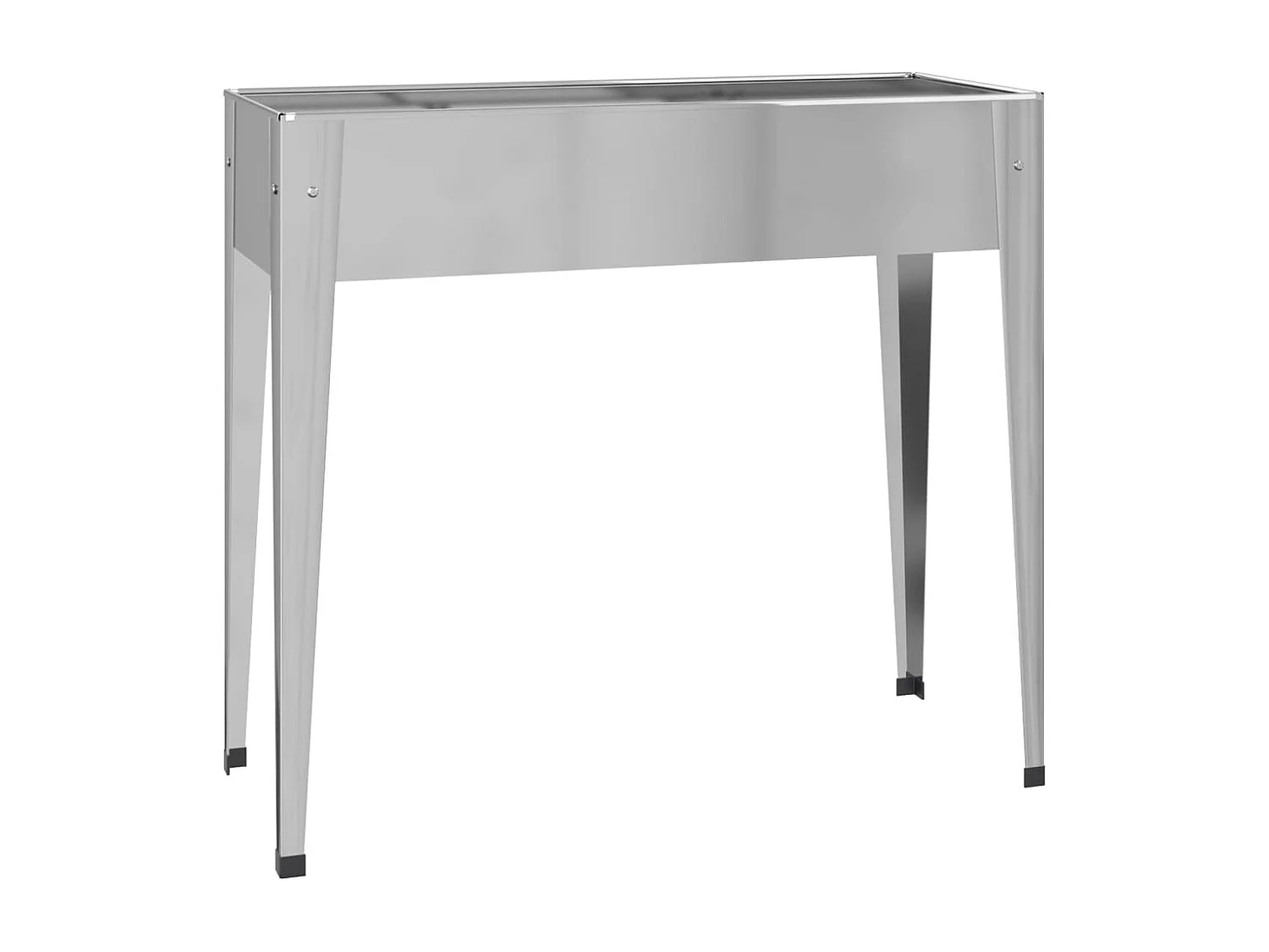 Vaso/floreira de jardim 100,5x40,5x90 cm aço galvanizado