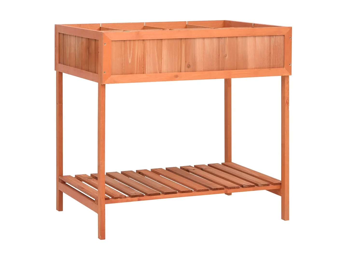 Floreira para ervas aromáticas 80x60x80 cm abeto maciço