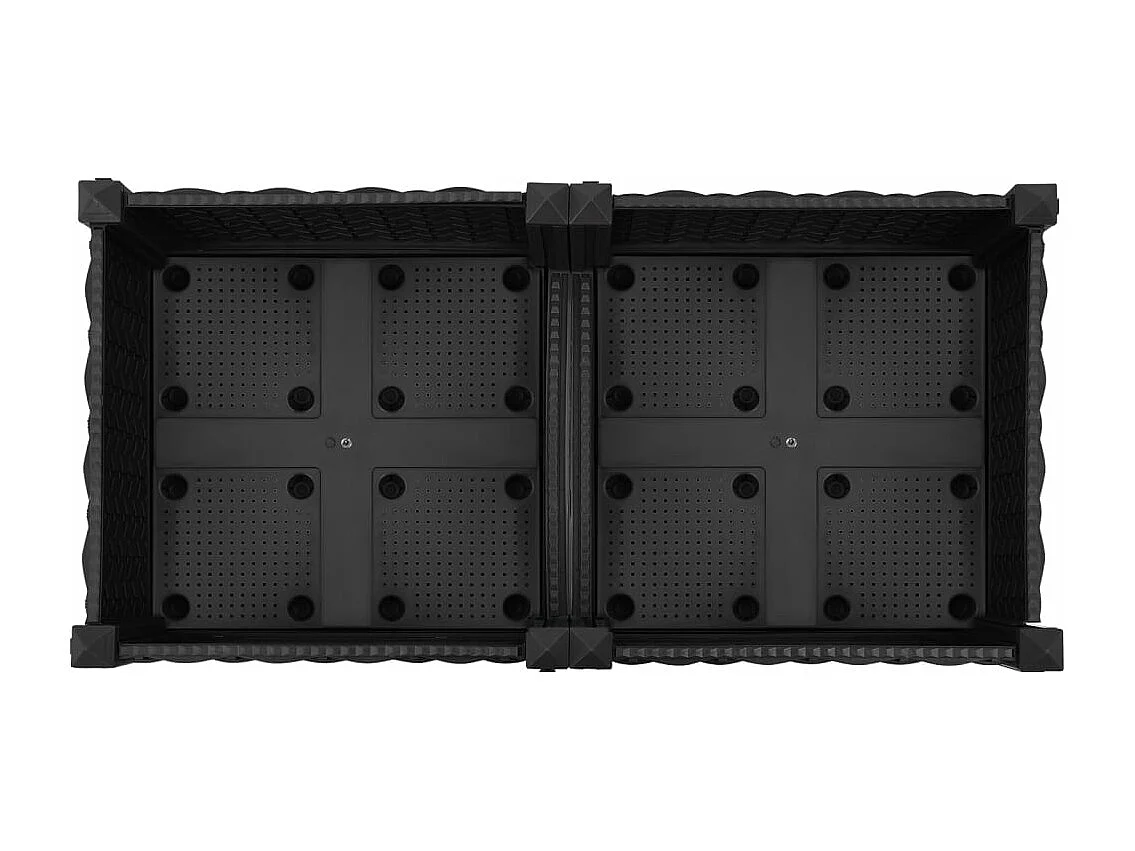 Canteiro elevado 80x40x23 cm polipropileno