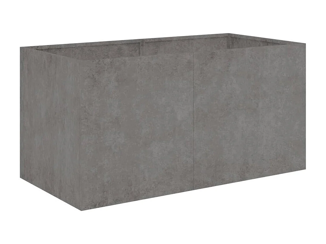 Jardinière 80x40x40 cm acier corten