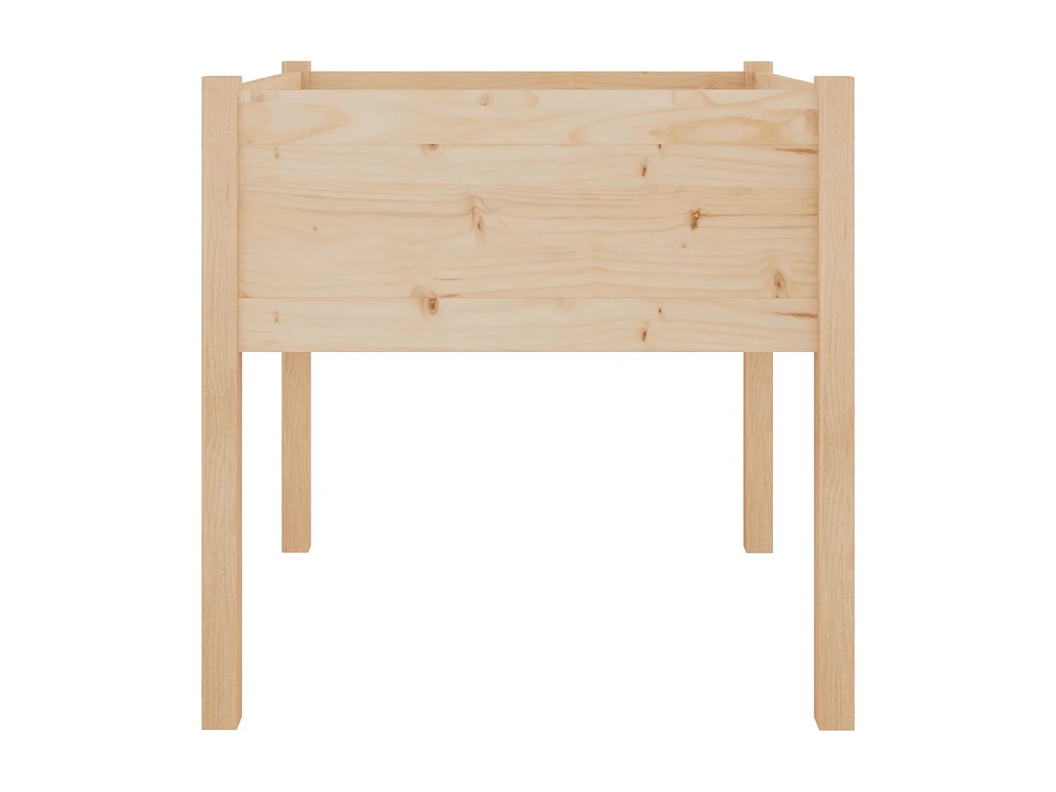 Jardinière d'extérieur 70x70x70 cm Bois de pin massif