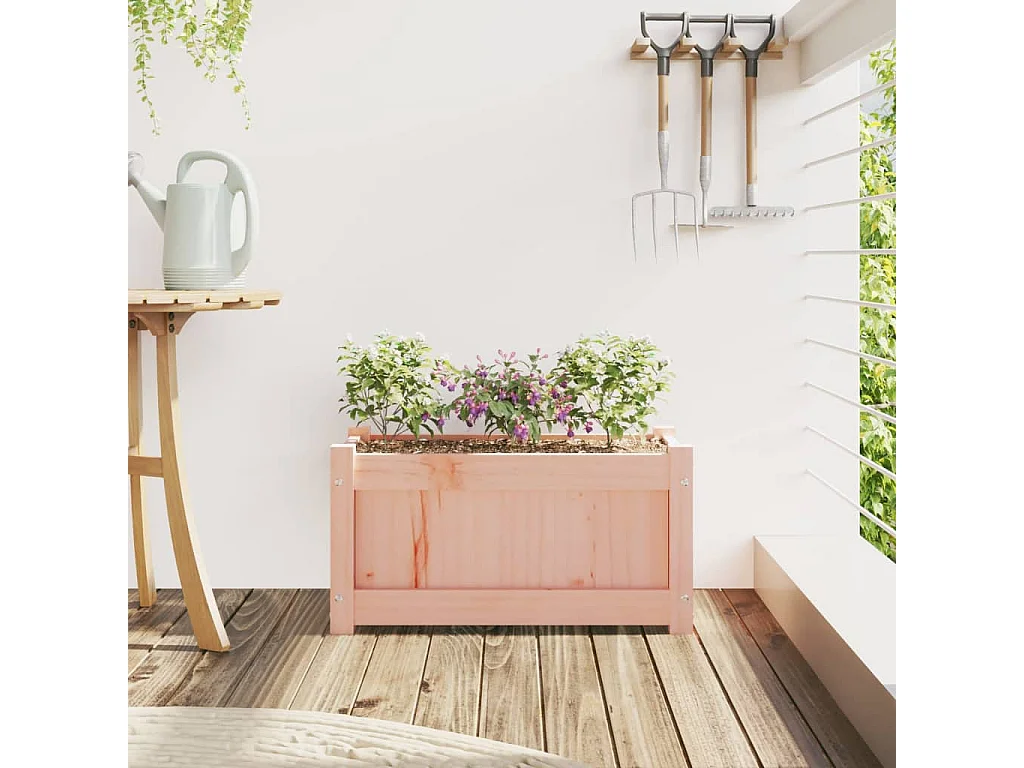 Jardinière 60x31x31 cm bois massif douglas