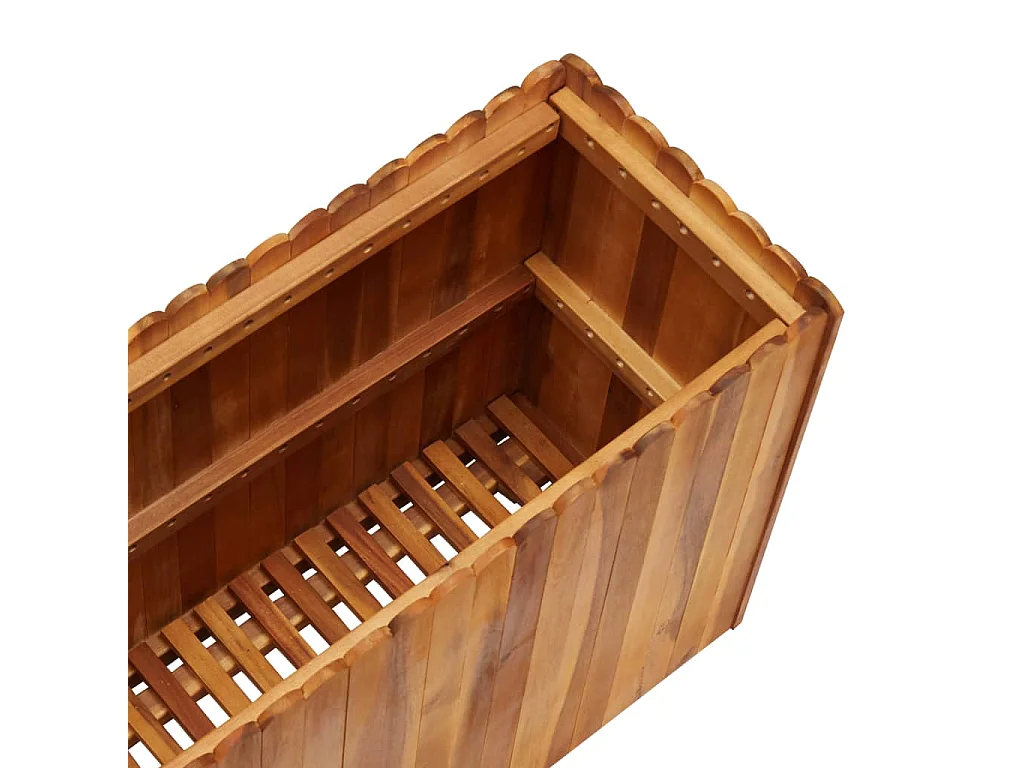 Lit surélevé de jardin 100x30x50 cm Bois massif d'acacia