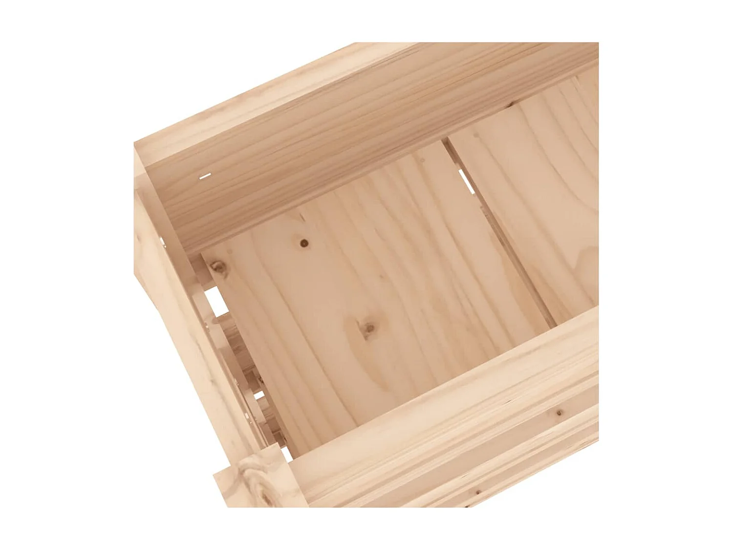 Jardinière 112x25x104,5 cm Bois massif de pin