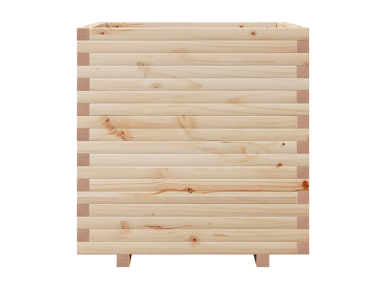 Jardinière 70x70x72 cm bois de pin massif