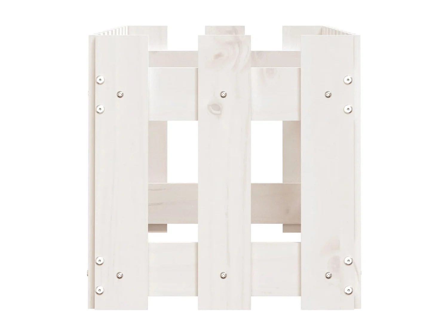 Lit surélevé de jardin design de clôture 100x30x30cm pin massif