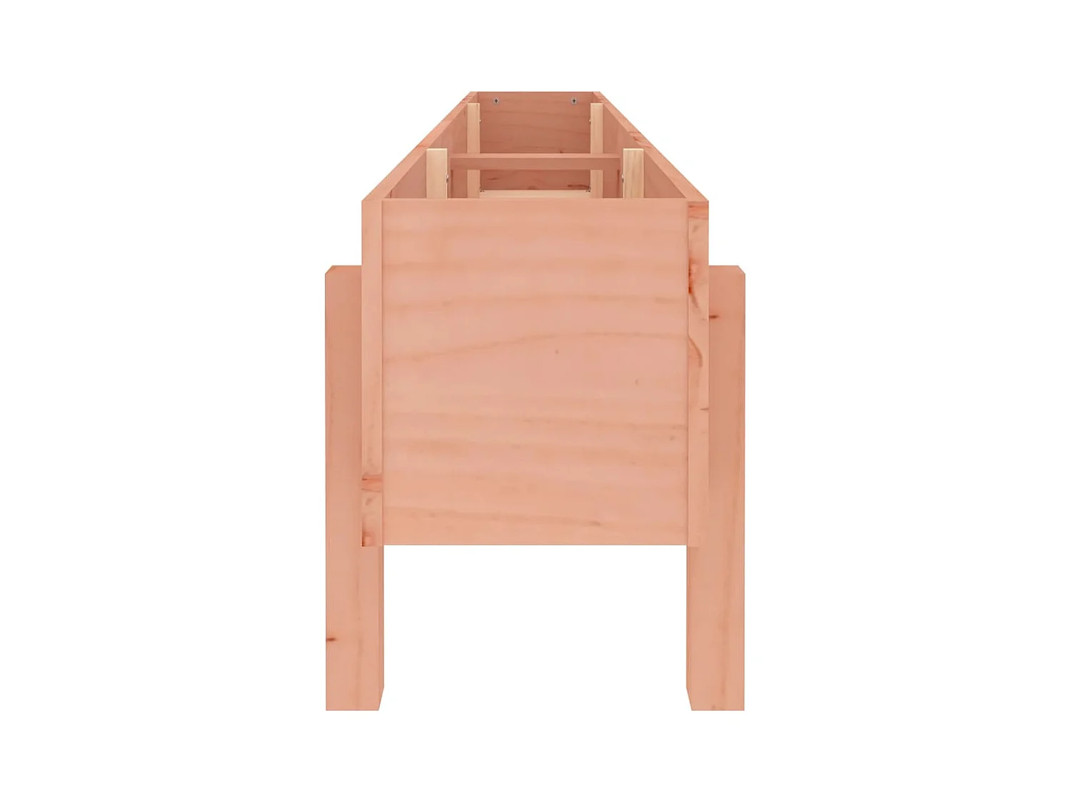 Arriate elevado jardín madera maciza abeto Douglas 160x30x38 cm