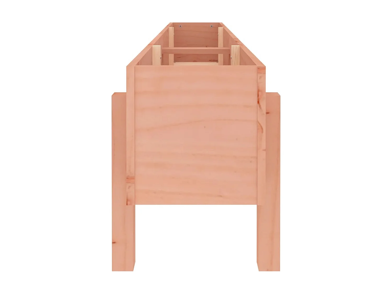 Arriate elevado jardín madera maciza abeto Douglas 160x30x38 cm