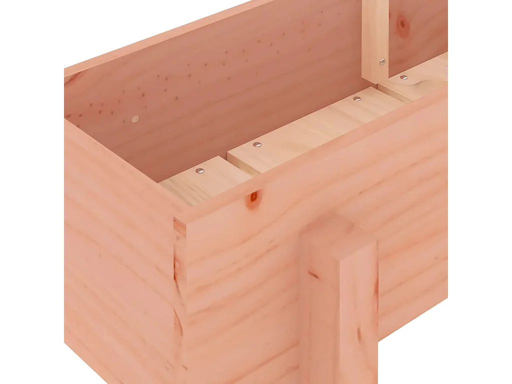 Arriate elevado jardín madera maciza abeto Douglas 160x30x38 cm