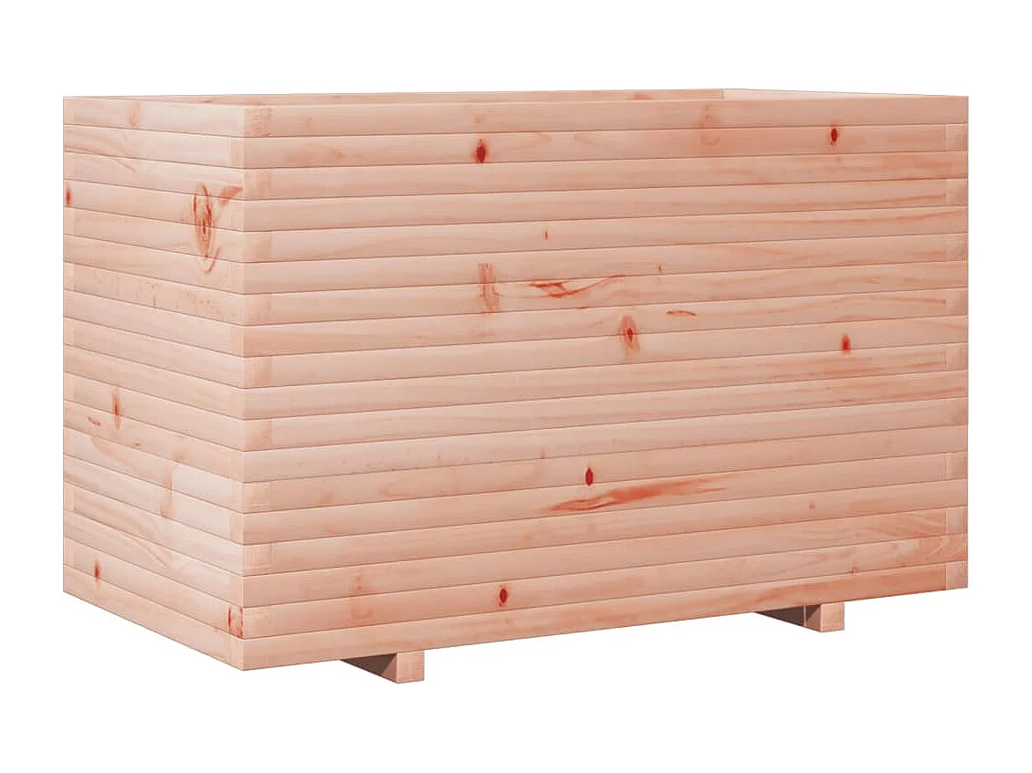 Vaso/floreira de jardim 110x60x72 cm madeira de douglas maciça