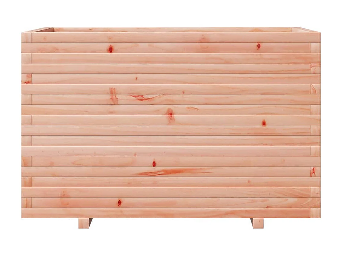 Vaso/floreira de jardim 110x60x72 cm madeira de douglas maciça