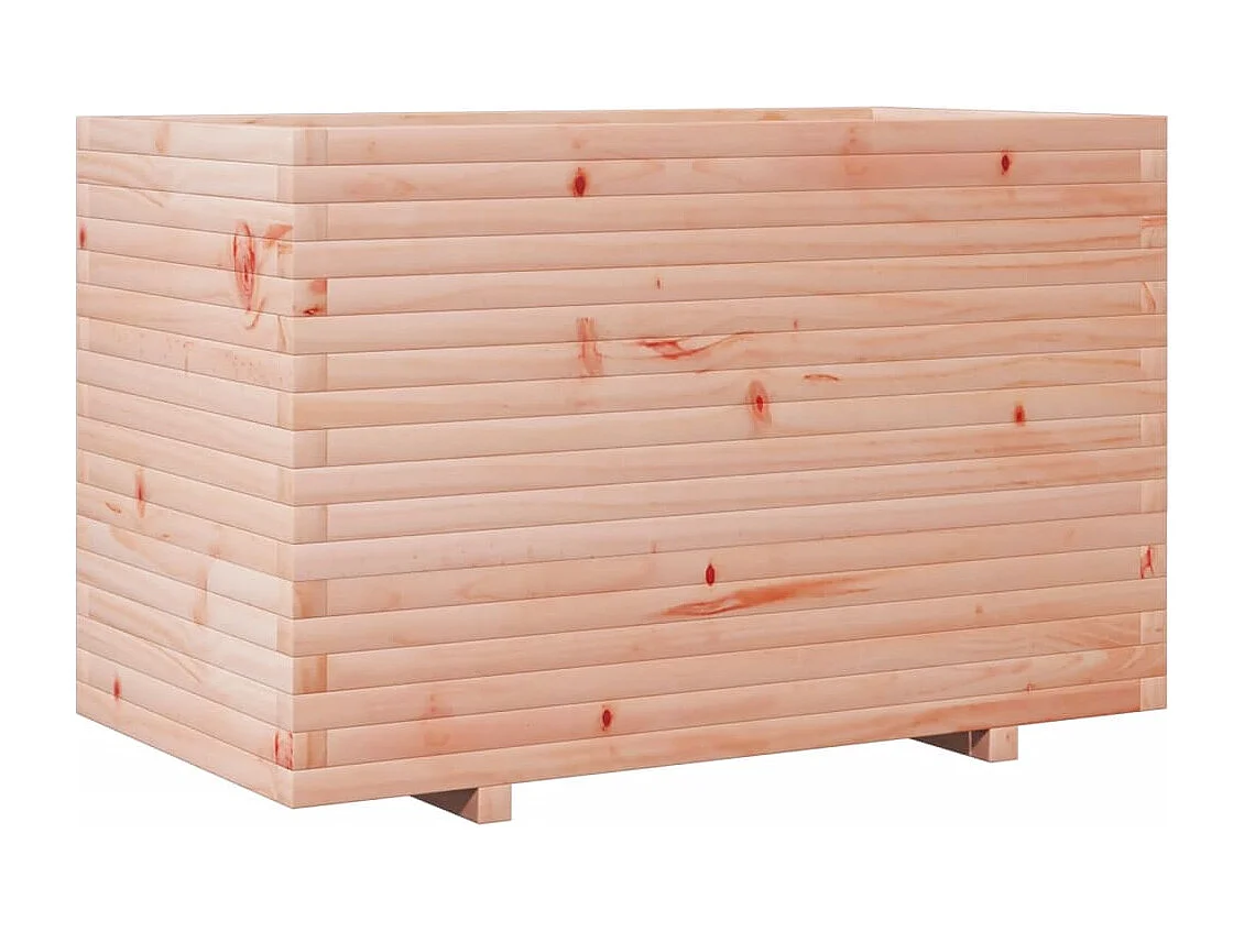 Vaso/floreira de jardim 110x60x72 cm madeira de douglas maciça