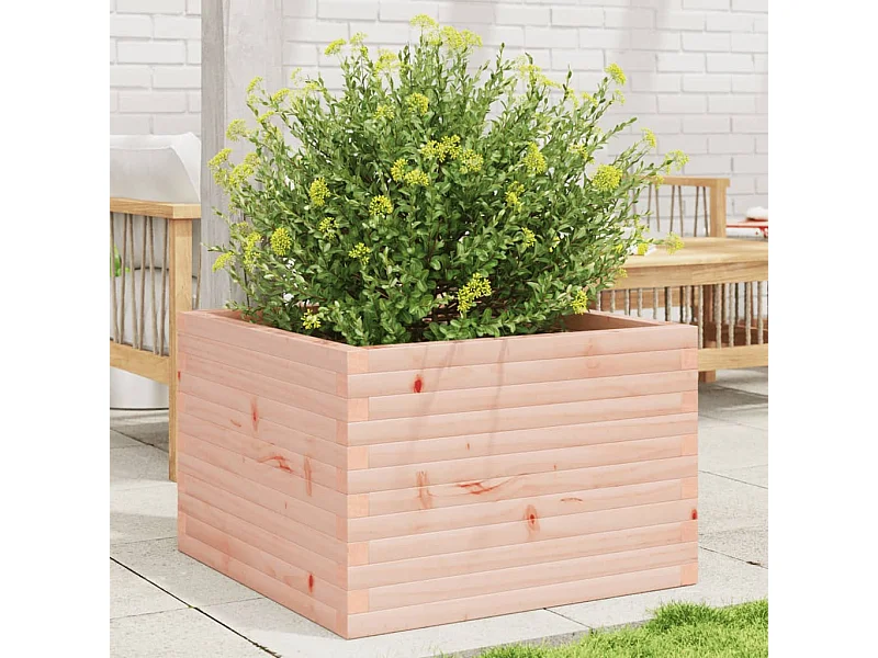 Jardinière 70x70x46 cm bois massif de douglas