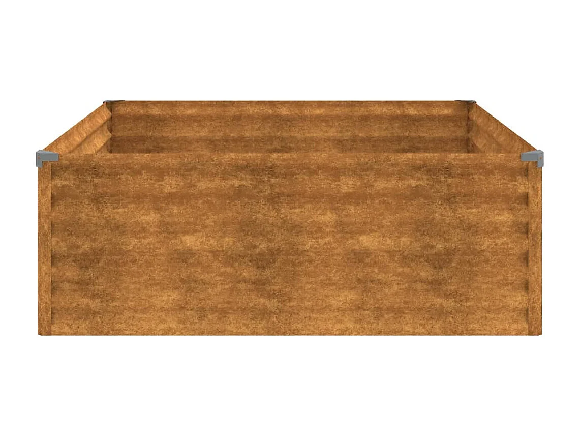 Jardinera acero corten 100x100x36 cm