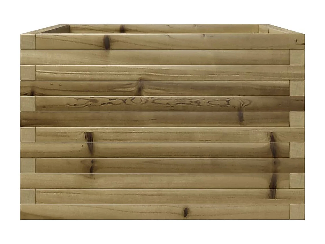 Jardinière 70x70x46 cm bois de pin imprégné