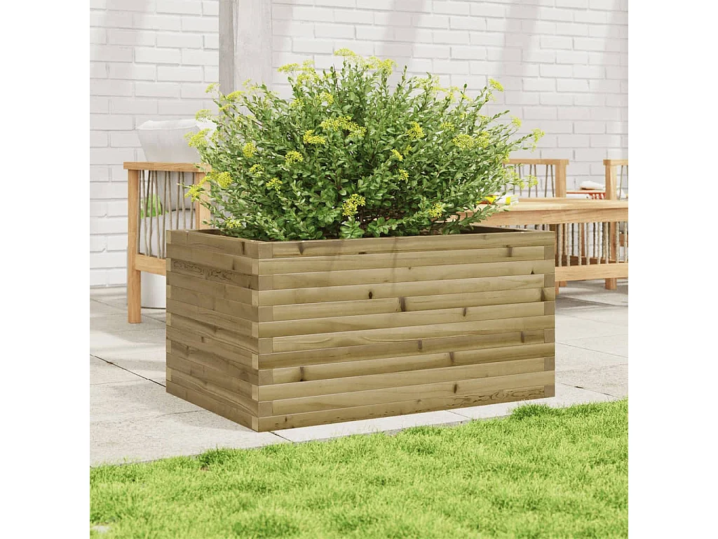 Jardinière 90x60x46 cm bois de pin imprégné