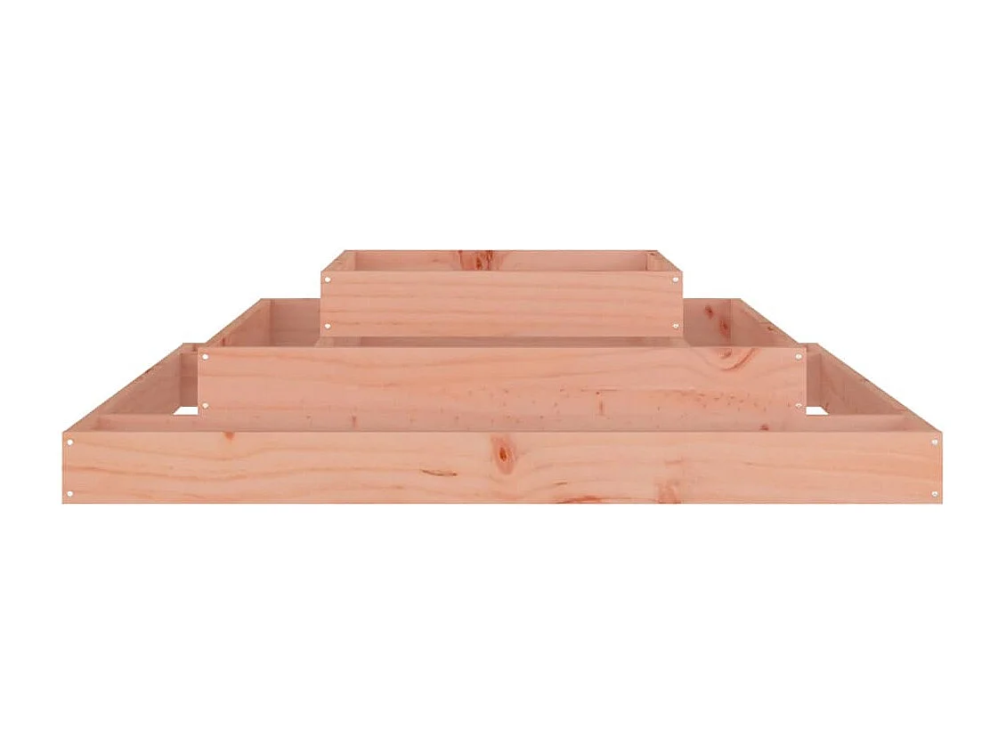 Jardinera de madera maciza de douglas 110x110x27 cm