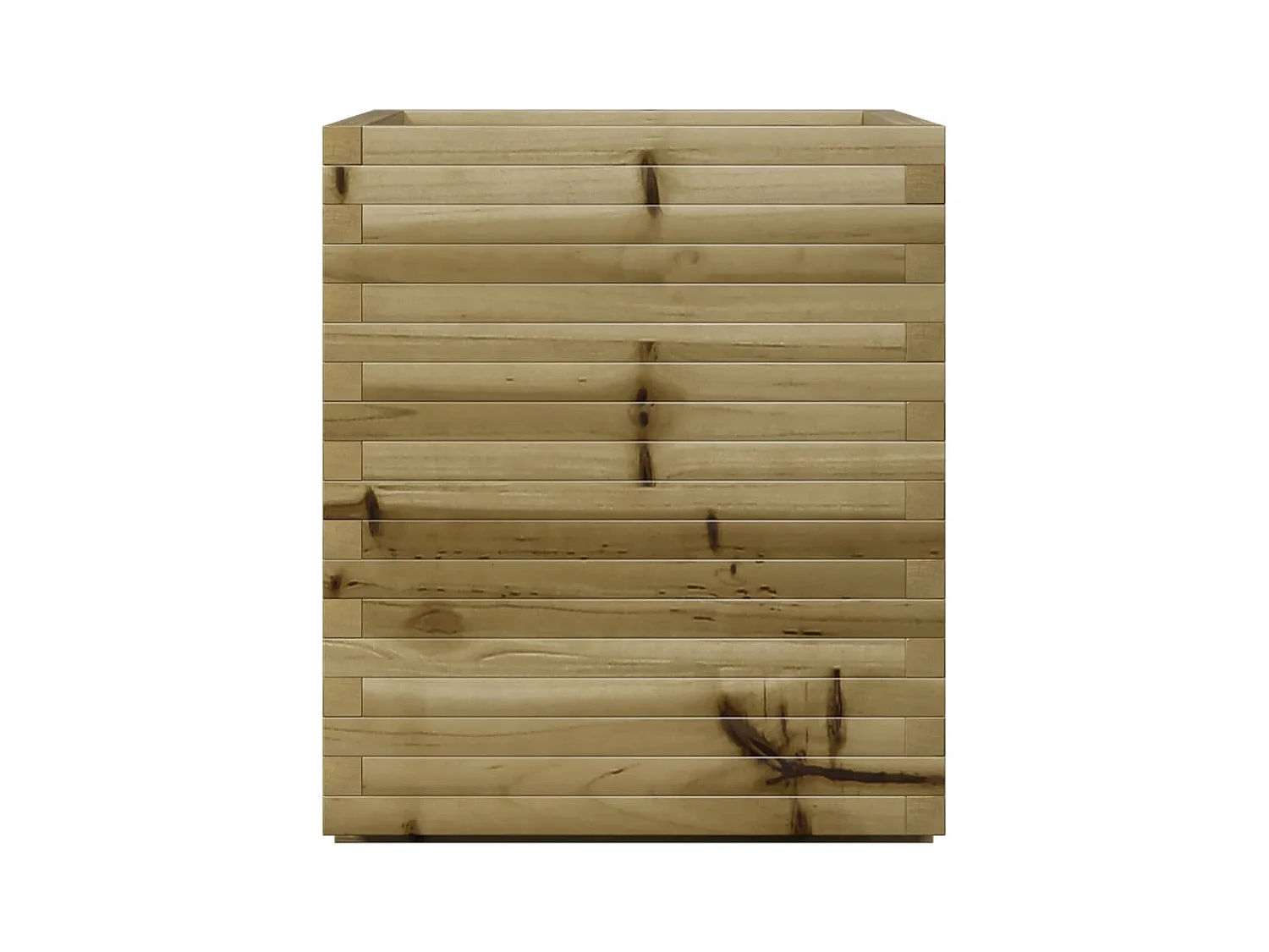 Jardinera madera de pino impregnada 60x60x72 cm