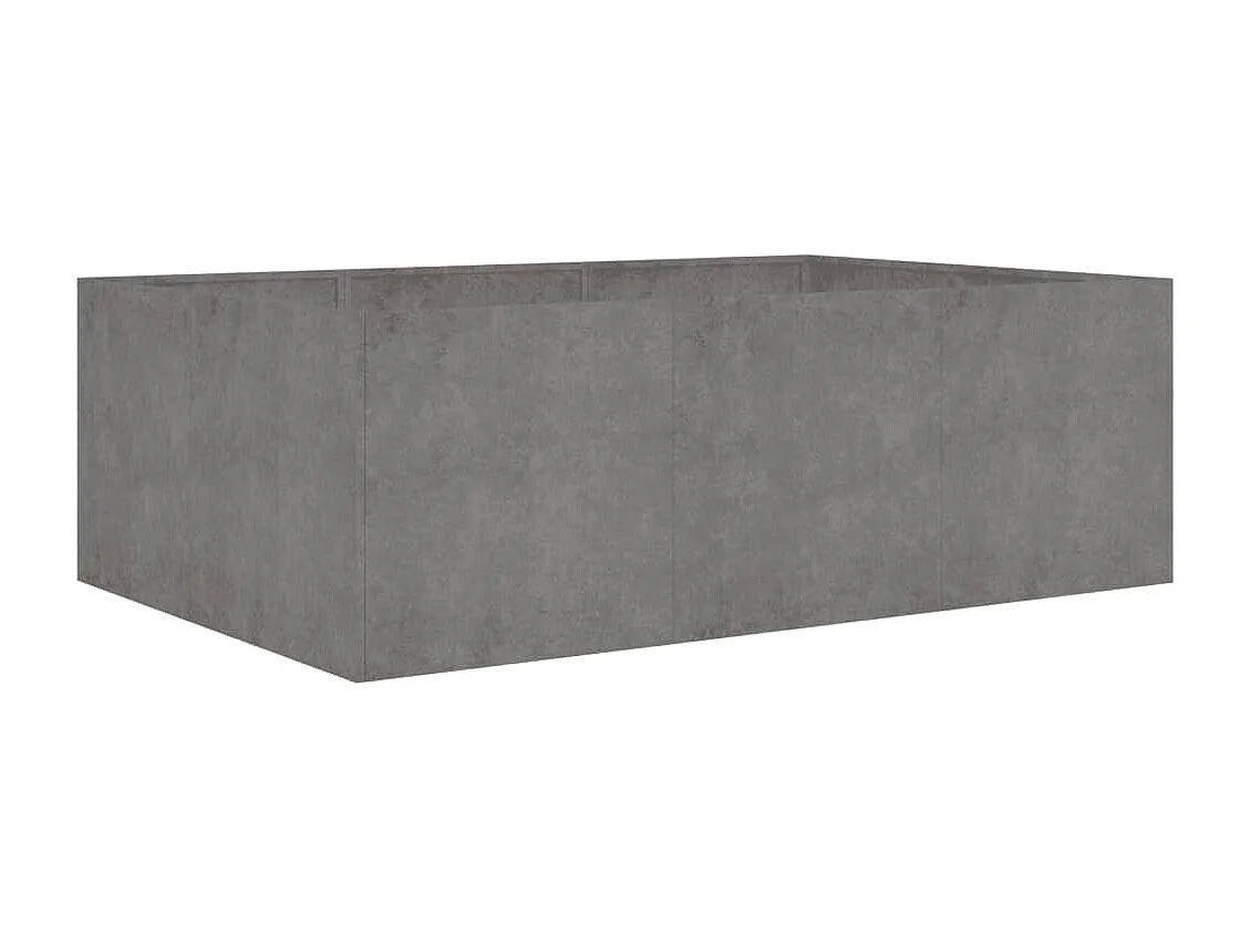 Lit surélevé de jardin 120x80x40 cm acier corten